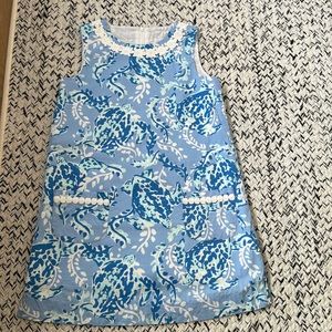 Lilly Pulitzer girls’ blue tank dress